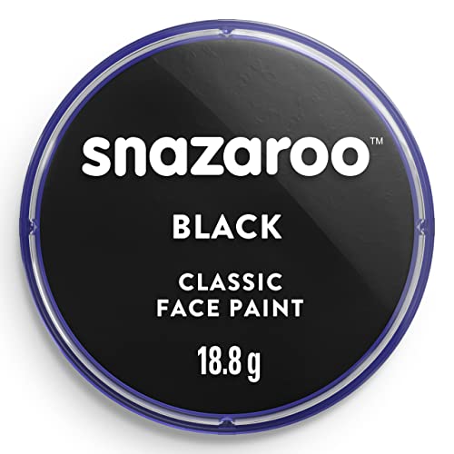 Snazaroo - Maquillaje al agua para cara y cuerpo (75 ml)- color negro