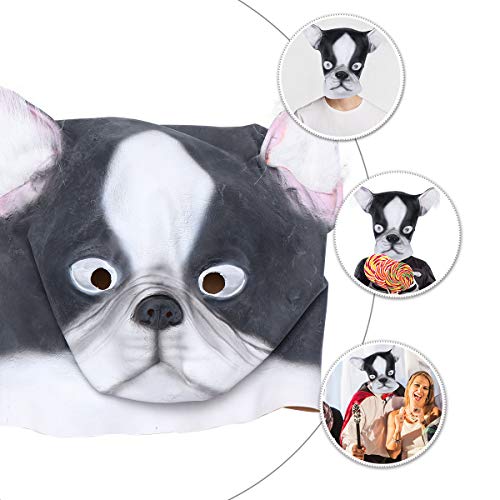 SOIMISS Halloween Cosplay Cabeza de Gato Máscara de diseño Simulación Divertida Máscara de Carnaval Gato Cubierta Disfraz Prop para Fiesta de Maquillaje de Disfraces for Home