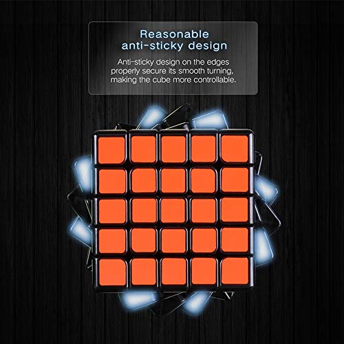 SOKOYO MOYU AoChuang GTS 5x5x5 Cube Professional Speed Smooth Cube Magic Puzzle con un trípode de Cubo y una Bag de Cubo (Magnetic, Stickerless)