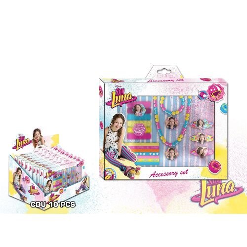 Soy Luna- Set de 18 accesorios para belleza, unica (Kids Euroswan WDSL073)