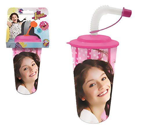 Soy Luna Vaso con tapa y pajita (Suncity SLA102264)