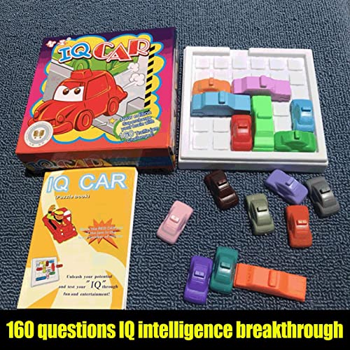 Space Rush Traffic Jams Logic Game Puzzle educativo Juegos de mesa IQ Cars Escape Gridlock Estacionamiento para niños adolescentes, rompecabezas 160 desafíos selectos STEM para niños niñas de 5 años e