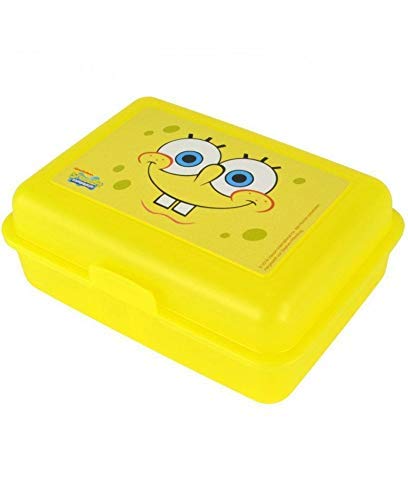 Spongebob - Fiambrera (talla única), diseño de Bob Esponja, color amarillo