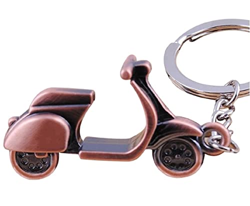 Sportigo® Scooter/escúter Llaveros en de Color Bronce/Biker Regalo