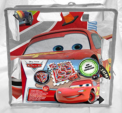 Stamp Sas TP892001 Puzzle Playmat Racetrack Cars 9 Pcs, Bebé-Niños, Multicolor, 10 m+