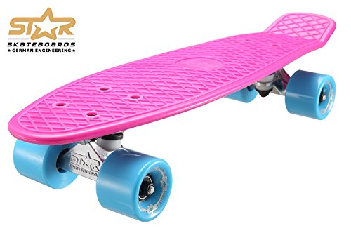 Star-Skateboards - 60-RT-01-BYBE - Berry and Heavenly - Monopatín, Color Azul