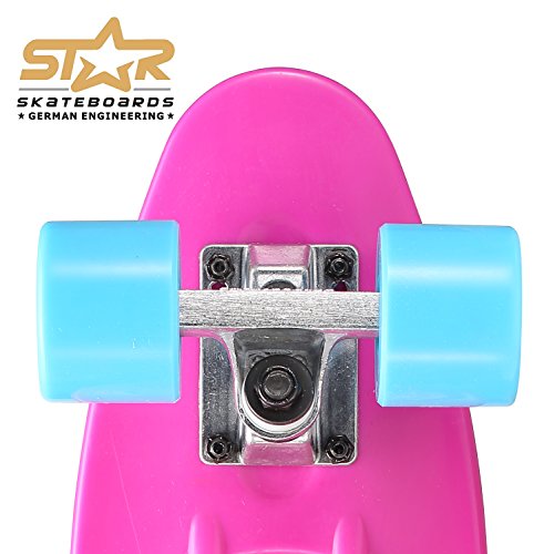 Star-Skateboards - 60-RT-01-BYBE - Berry and Heavenly - Monopatín, Color Azul