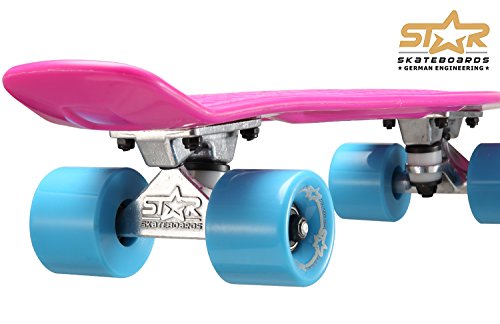 Star-Skateboards - 60-RT-01-BYBE - Berry and Heavenly - Monopatín, Color Azul