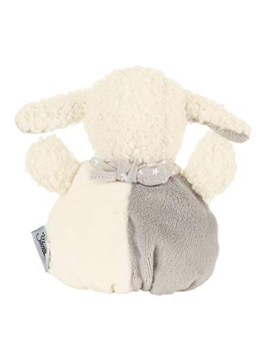 Sterntaler Saquito de peluche Oveja Stanley, Edad: A partir de 0 años, 12 x 11 x 7 cm, Blanco/Gris