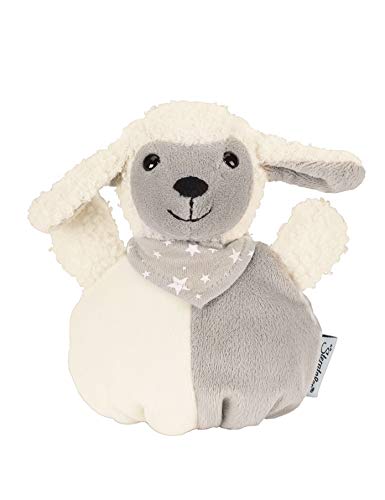 Sterntaler Saquito de peluche Oveja Stanley, Edad: A partir de 0 años, 12 x 11 x 7 cm, Blanco/Gris