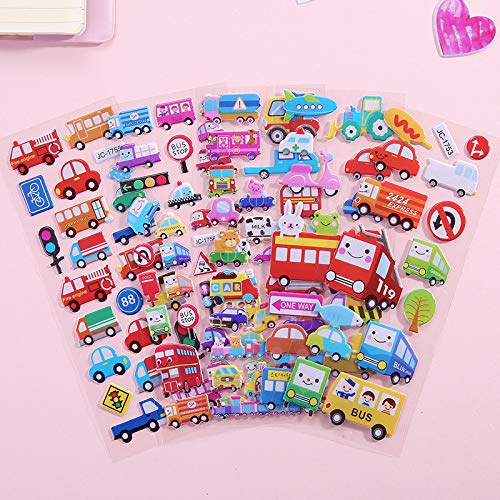 Stickers for Kids ，3D pegatinas hinchadas, Scrapbooking， Kids Toddlers Paquete de variedades de Pegatinas hinchadas, Pegatinas 3D hinchadas Que Incluyen Letras