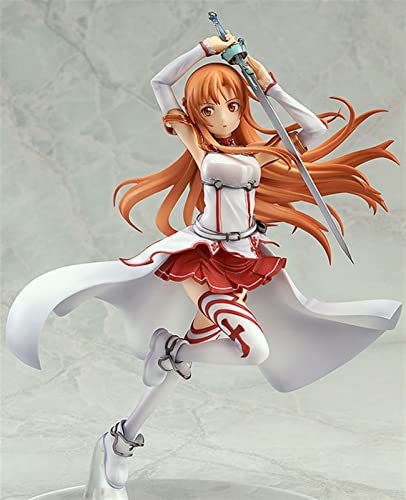 STIN Decoraciones de Modelos de acción Escultura Altamente Detallada Sword Art Online: Asuna Knight of The Blood Colección de Figuras de PVC Juguetes