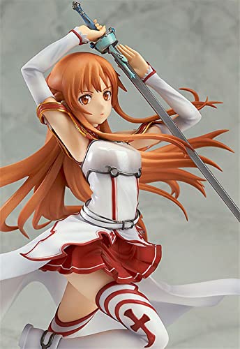 STIN Decoraciones de Modelos de acción Escultura Altamente Detallada Sword Art Online: Asuna Knight of The Blood Colección de Figuras de PVC Juguetes