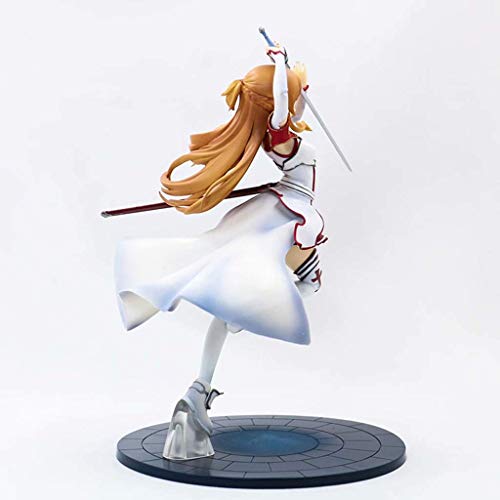 STIN Decoraciones de Modelos de acción Escultura Altamente Detallada Sword Art Online: Asuna Knight of The Blood Colección de Figuras de PVC Juguetes