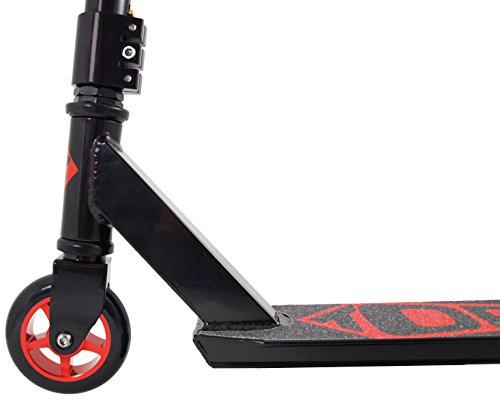 Streetsurfing Torpedo Patineta, Niños, Negro/Rojo, M