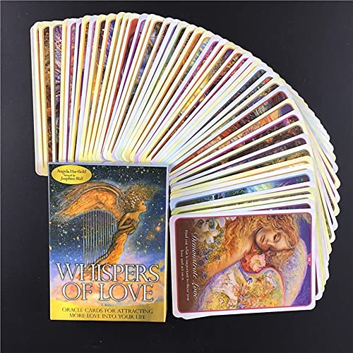 Susurros de Amor Oracle Tarjetas Tablero Tablero Deck Games Tarot Cards Divination Fate Tarjeta de Juego Familia de Vacaciones Regalo,Only Tarot,Standard