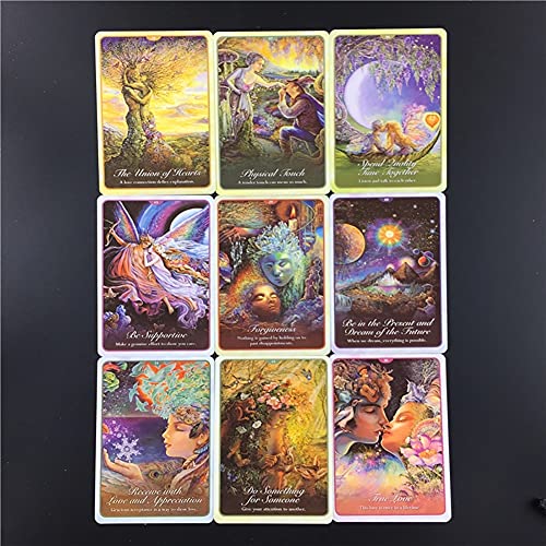 Susurros de Amor Oracle Tarjetas Tablero Tablero Deck Games Tarot Cards Divination Fate Tarjeta de Juego Familia de Vacaciones Regalo,Only Tarot,Standard