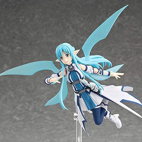 Sword Art Online Kirito Acción Modelo Animados Juego Personaje Modelo Estatua Figura Coleccionables Decoración 15 Cm- Regalos para Niños Y Amigos White