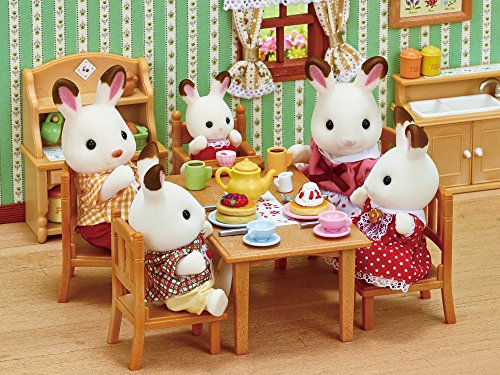 SYLVANIAN FAMILIES - 4018 - Familia Erizo+ - 4150 - Familia Conejo Chocolate