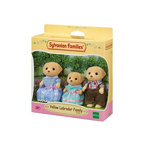 Sylvanian Families 5305 Labrador - Juego de 3 Figuras para casa de muñecas