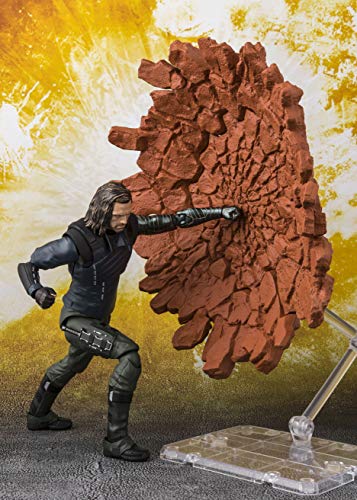 TAMASHII NATIONS- Bucky & Tamashi Effect Impact Set Figura 15 cm Marvel Avengers Infinity Wars SH Figuarts (BDIMV551771)