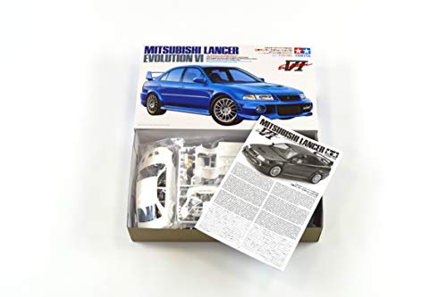 Tamiya 300024213 - Maqueta de coche Mitsubishi Lancer Evolution VI (escala 1:24)