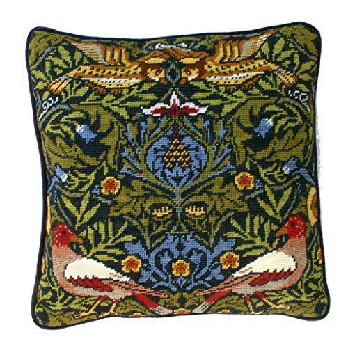 Tapiz, diseño de pájaros (William Morris)