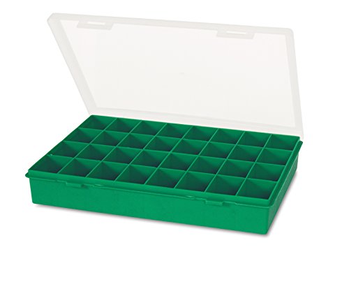 Tayg - Estuche con separadores moviles n.45 + - Estuche nº 13-32, verde, transparente, de plástico