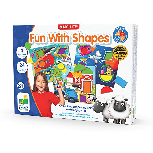 The Learning Journey 230145 Match It Fun with Shapes Puzzle Juego