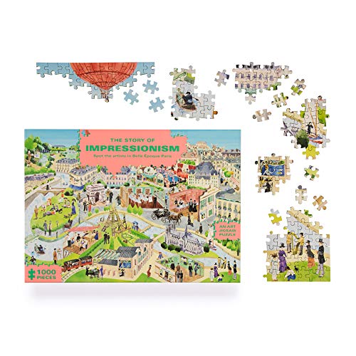 The Story of Impressionism (An Art Jigsaw Puzzle): Spot the Artists in Belle Epoque Paris: 1000-Piece Art History Jigsaw Puzzle