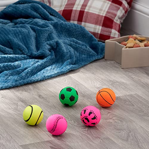 THE TWIDDLERS ﻿﻿15 Bolas de Goma de Juguete (7cm) - Pelota de Juego de Interior al Aire Libre | Pelotas de Deporte Suaves para Niños