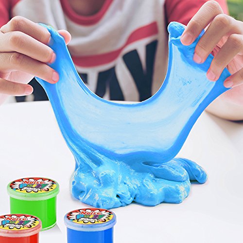 THE TWIDDLERS 20 Noise Putty Botes, Mini Juguetes Slime Ruidoso para Niños