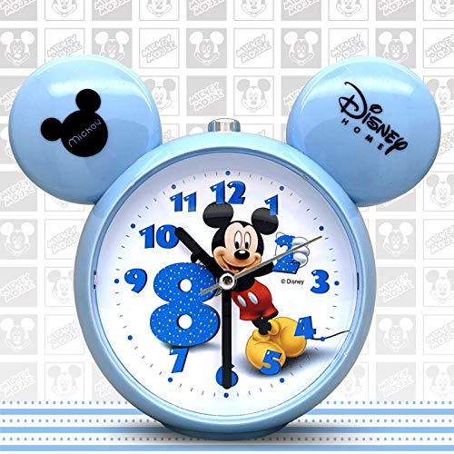 tianluo Despertador Reloj Despertador De Dibujos Animados De Mickey Mouse, Bonito Reloj Despertador con Personalidad De Mickey, Reloj Digital Silencioso A La Moda, Reloj Despertador para Niños, Aguja