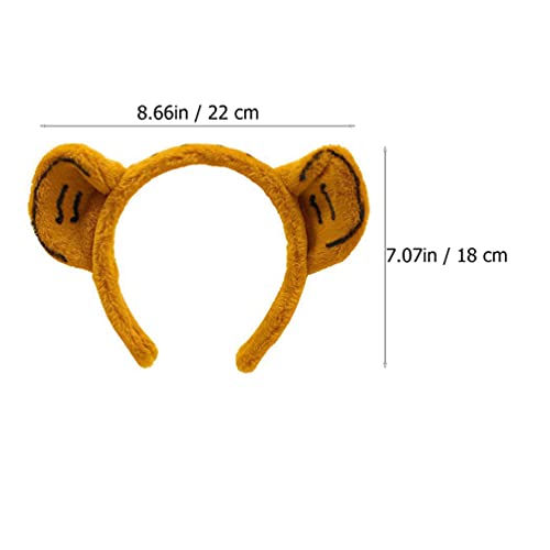 Tiger Disfraz Headband Animal Orears: Tocado de Año Nuevo Chino para Tiger Cosplay Disfraz Fiesta Accesorios para El Cabello