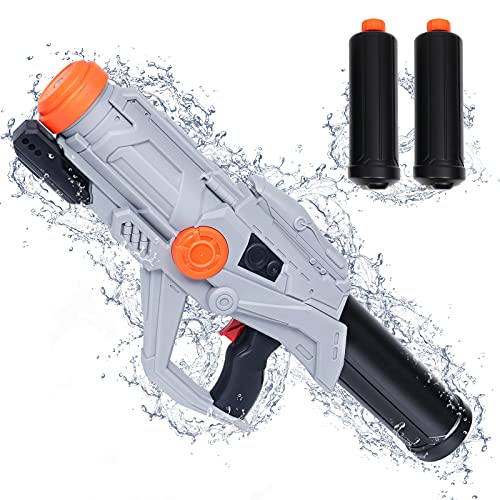 TINLEON Pistola de Agua de jueguete Gun Soaker: Water Blaster Super Squirt 750cc Regalos de Alta Capacidad de hasta 36 pies de Largo Alcance de Tiro para niños, Adultos, niños, niñas