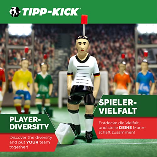 TIPP-KICK Top-Kicker Dortmund I Jugadores Originales para jóvenes y Mayores I Diviértase Jugando con Esta Figura de fútbol en Todos Nuestros futbolines I Accesorios I Camiseta Amarilla