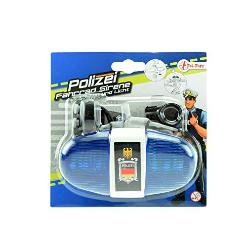 Toi-Toys- Police iluminación Accesorios para Bicicletas y vehículos, 55008A, Multicolor