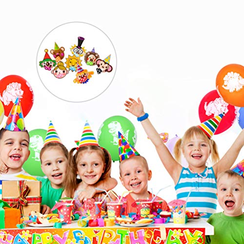 Tomaibaby 20Pcs Soplador de Fiesta Colorido Cumpleaños Matracas Cumpleaños Soplar Cuernos Cuernos de Fiesta Silbatos de Fiesta Año Nuevo Matracas de Fiesta Silbatos de Fiesta para Año Nuevo