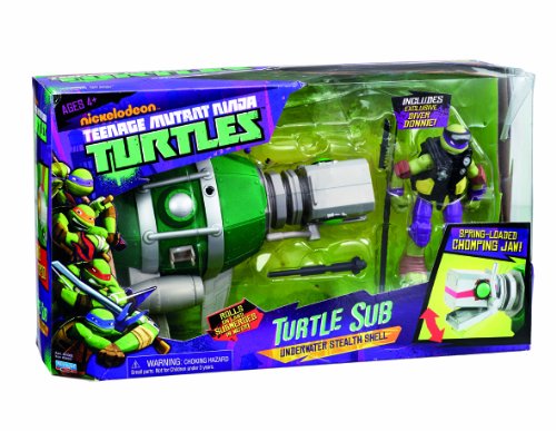 TORTUGAS NINJA- Disney Submarino + Donatello, 33.8 x 19.3 x 11.2 (Giochi Preziosi 94007)