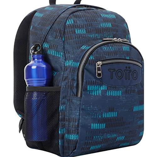 TOTTO Morral Acuareles Mochila, Adultos Unisex, Azul (Azul), Talla Única