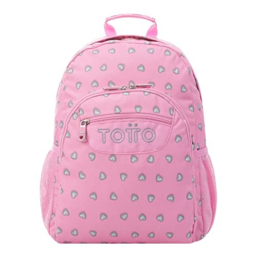 TOTTO Morral Acuareles Mochila, Adultos Unisex, Rosa (Rosa), Talla Única