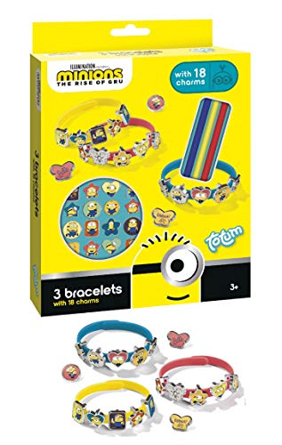 Totum- Minions Set de Hacer Brazalete, Multicolor (710108)