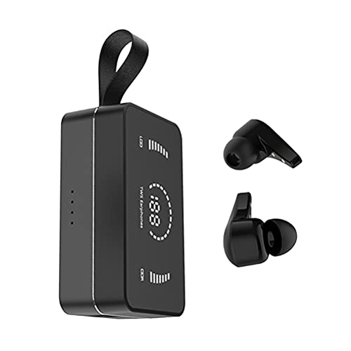 TOYANDONA 1 Conjunto Inalámbrico Auricular LED Digital Pantalla Auriculares Auriculares Impermeables