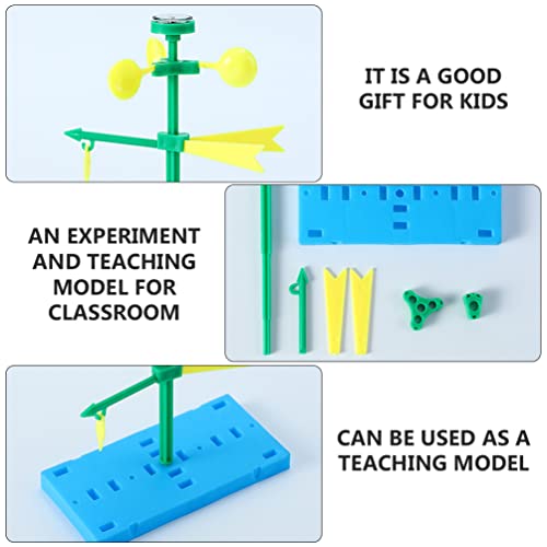 TOYANDONA Juguetes de La Estación Meteorológica para Niños DIY: 2 Sets Wind Vane Weather Lab Science Kit Educational Experiment Juguetes para Niños