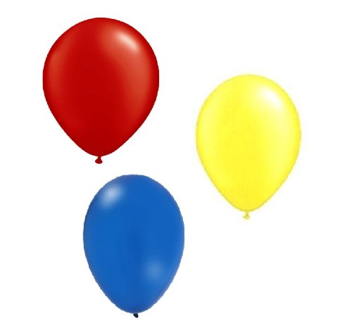 TOYLAND 30 Globos Amarillo / Azul / Rojo de 12 "para Colombia 2018 Celebraciones de la Copa del Mundo / Partidos de la Copa del Mundo