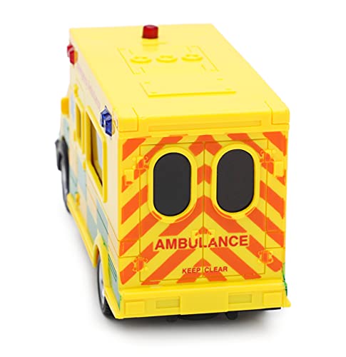 Toyland® Juguete de ambulancia de emergencia 1:40 - Vehículo de juguete - Con luz y sonido - A partir de 3 años