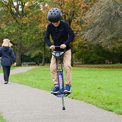 Toyrific Pogo Stick niñas, diseño Crush N' Crittaz, Color Morado (Wilton Bradley Ltd TY5556)