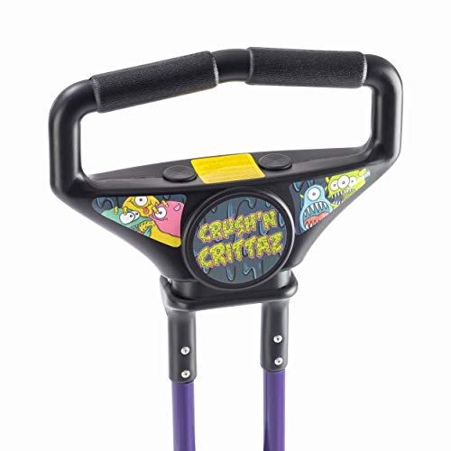 Toyrific Pogo Stick niñas, diseño Crush N' Crittaz, Color Morado (Wilton Bradley Ltd TY5556)