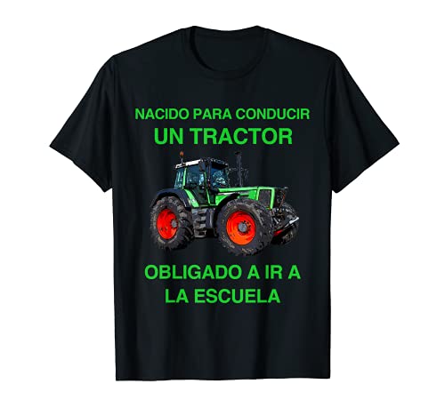 Tractor Granjero Agricultor Agricultura Escuela Niños Regalo Camiseta