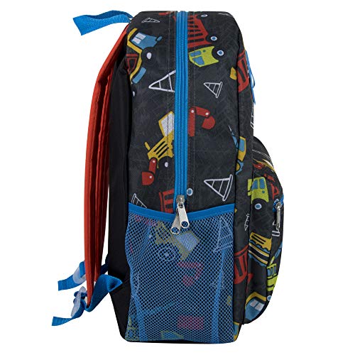 Trail maker de 6 en 1 Mochila Set con Bolsa de Almuerzo, Caja de lápices, un Llavero, un Clip Boy (construcción)